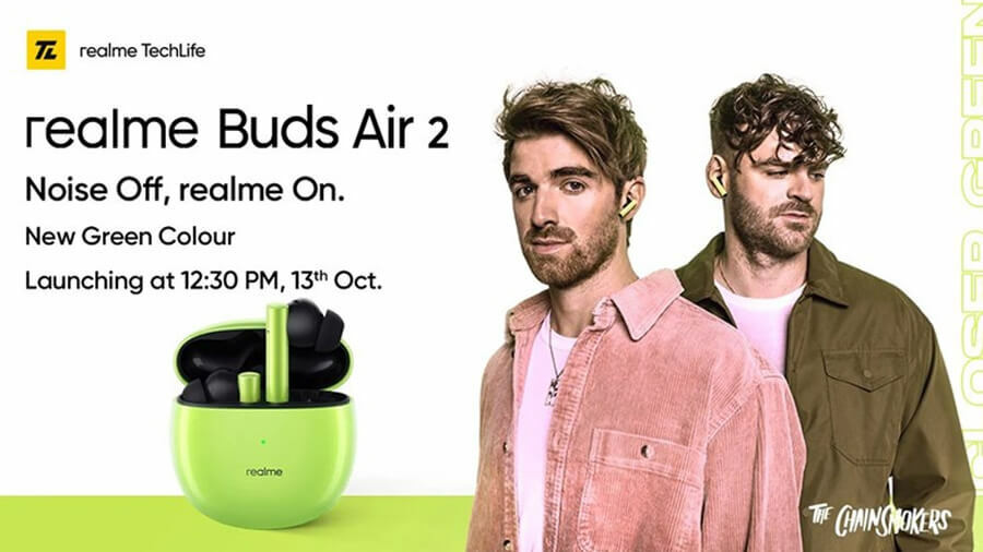 Realme Buds Air 2 với tùy chọn màu sắc mới sẽ ra mắt cùng với Realme GT Neo2 - Hình 1