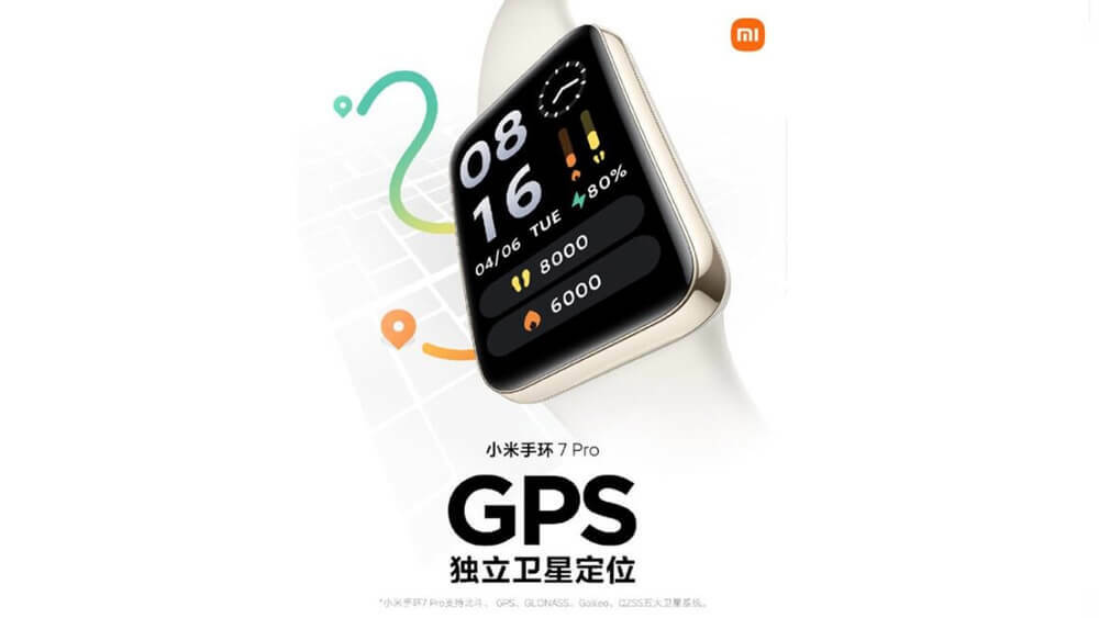 Xiaomi Mi Band 7 Pro sẽ được trang bị GPS hoàn toàn độc lập